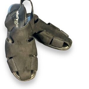 Aerosols WHAT's What Black Criss Cross Leather